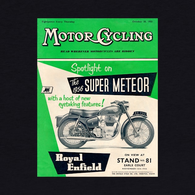 Vintage Motor Cycle Magazine Cover by Random Railways